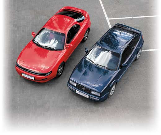 Toyota Celica и Volkswagen Corrado