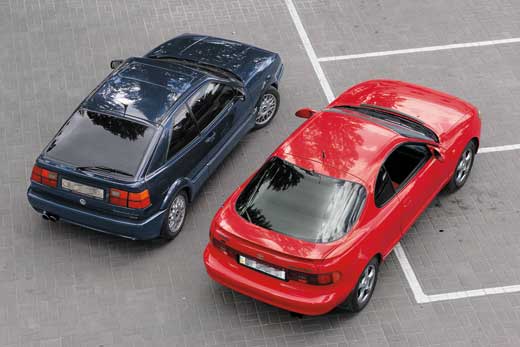 Toyota Celica и Volkswagen Corrado
