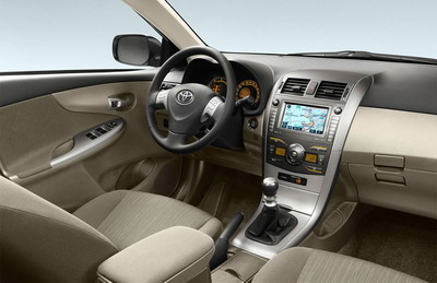 Центральная панель Toyota Corolla